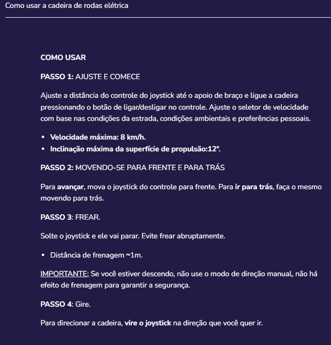 Cadeira de rodas eletrica Kmina K10075