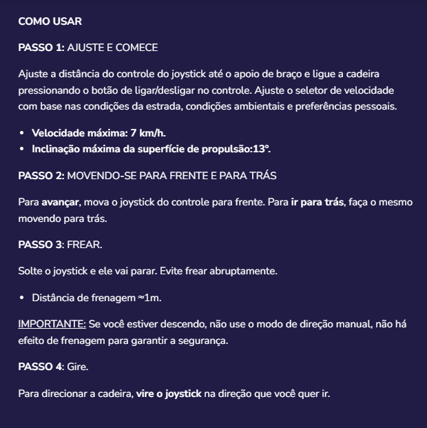Cadeira de rodas eletrica fibra K10076