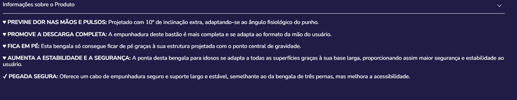 Bengala bariátrica K10026