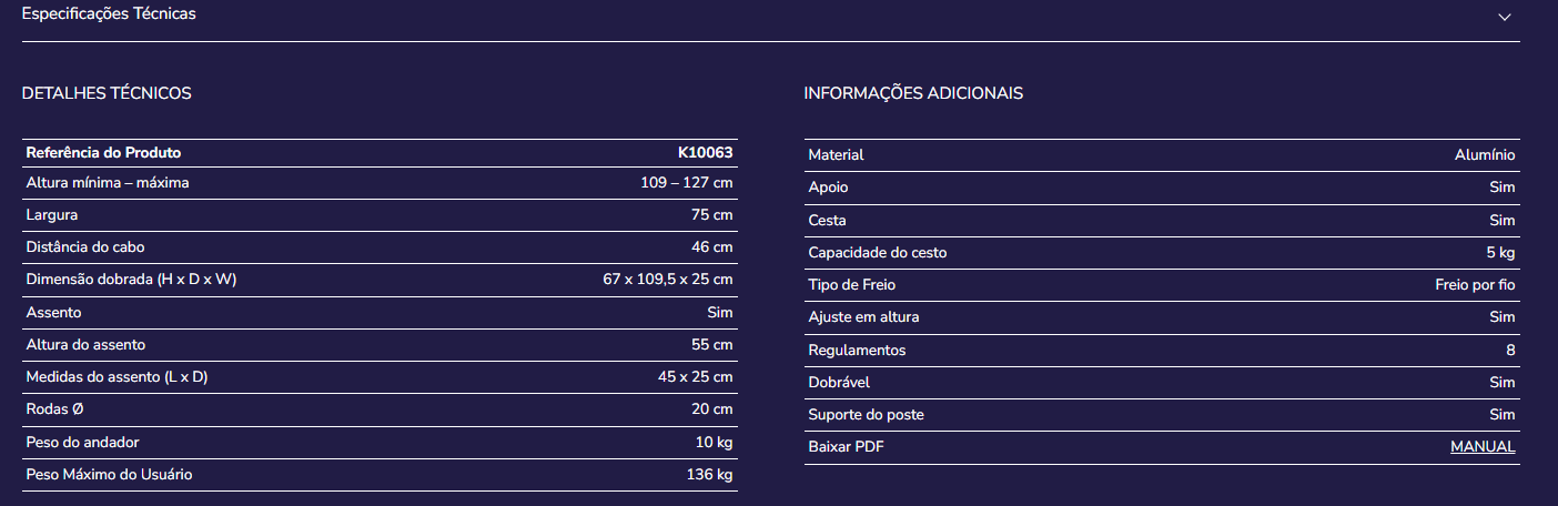 Andarilho Kmina K10063