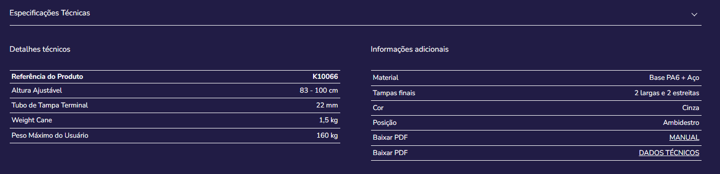 Bengala ergonomica K10066