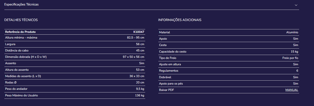 Andarilho K10047