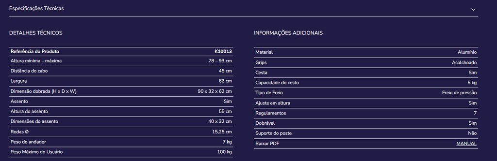 Andarilho Kmina K10013