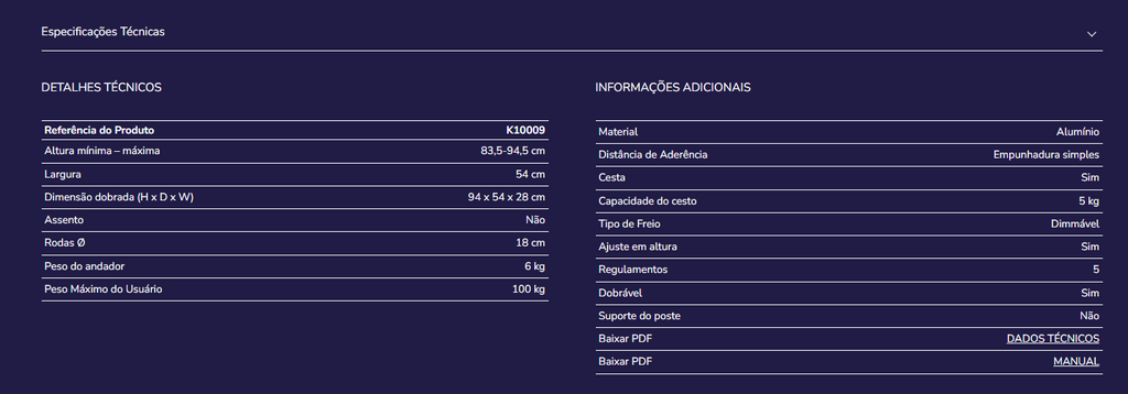 Andarilho Kmina K10009