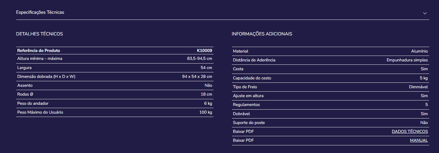Andarilho Kmina K10009