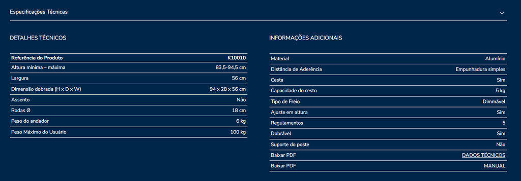 Andarilho Kmina K10010