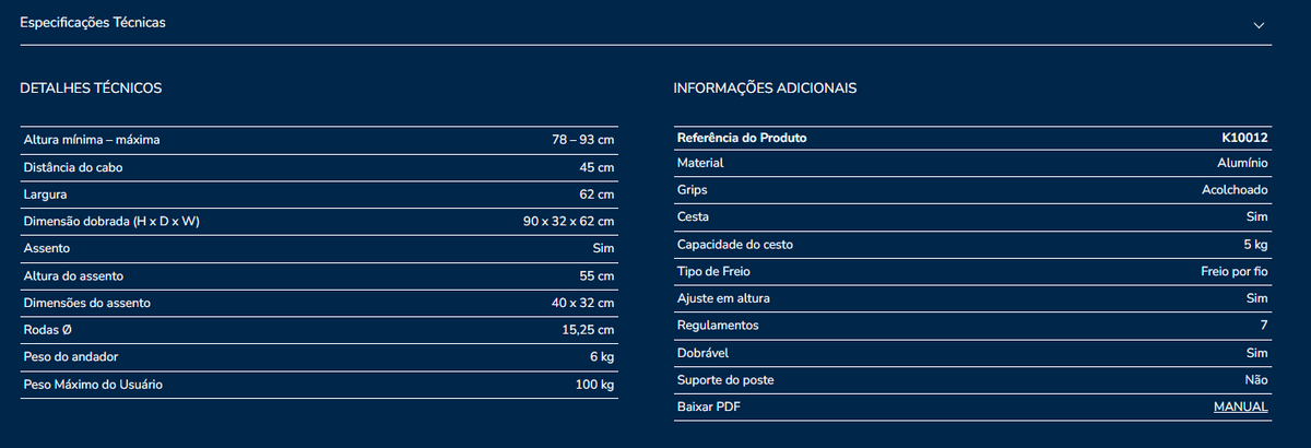 Andarilho Kmina K10012