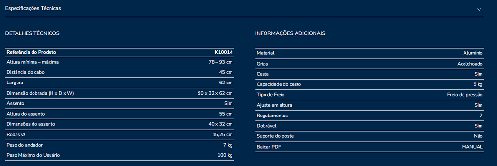 Andarilho Kmina K10014