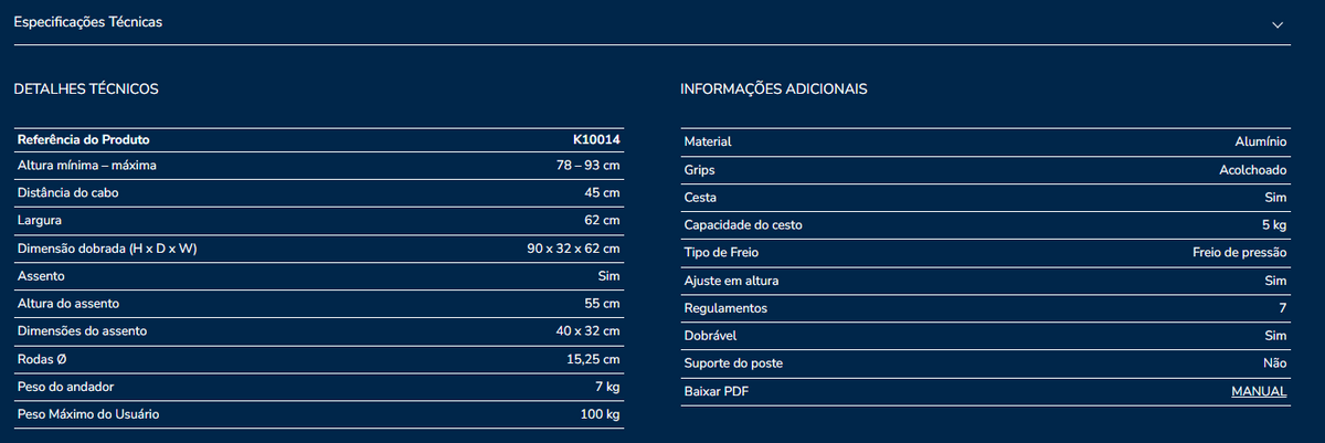 Andarilho Kmina K10014