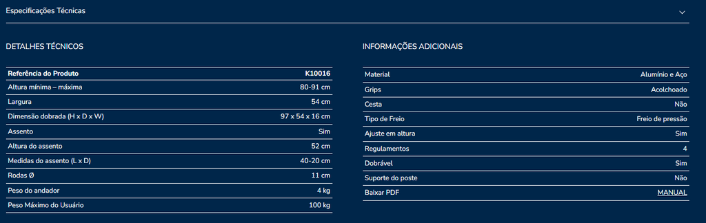 Andarilho Kmina K10016