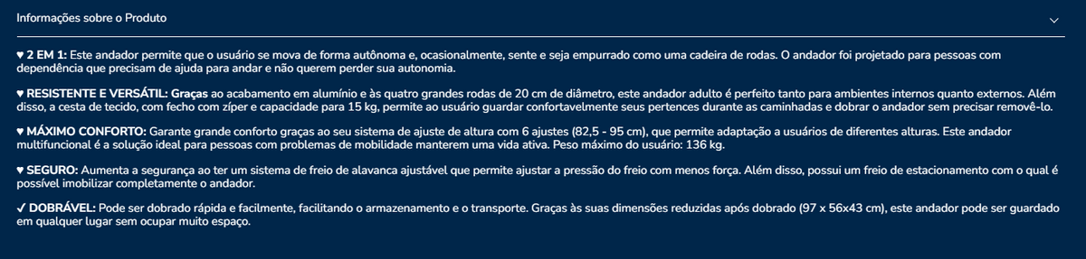 Andarilho Kmina K10055