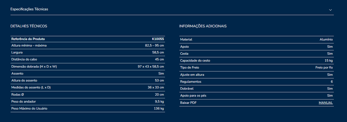 Andarilho Kmina K10055