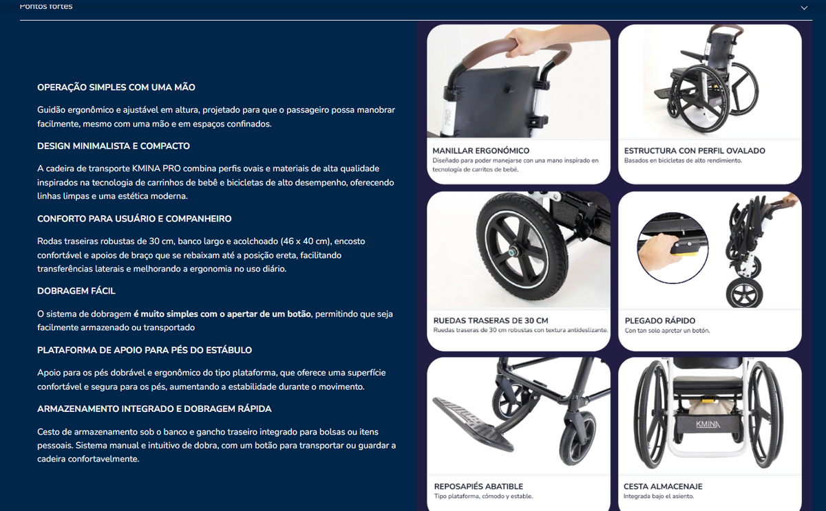 Cadeira de rodas K10083