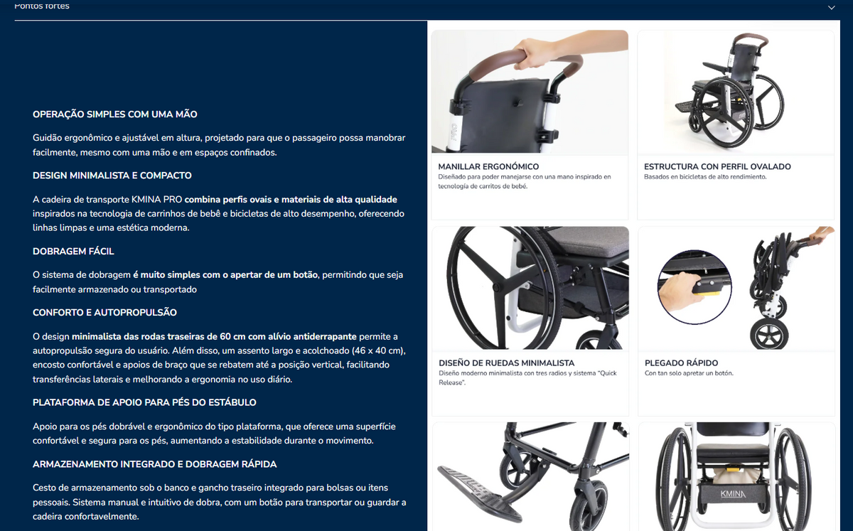 Cadeira de rodas K10085