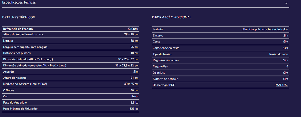 Andarilho K10091