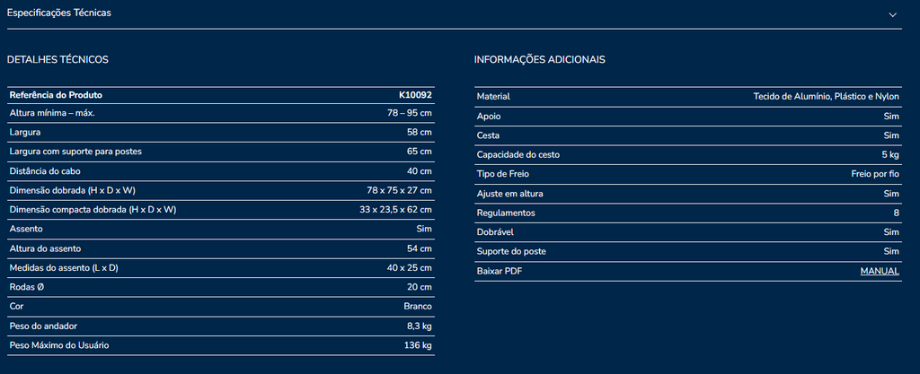 Andarilho Kmina K10092