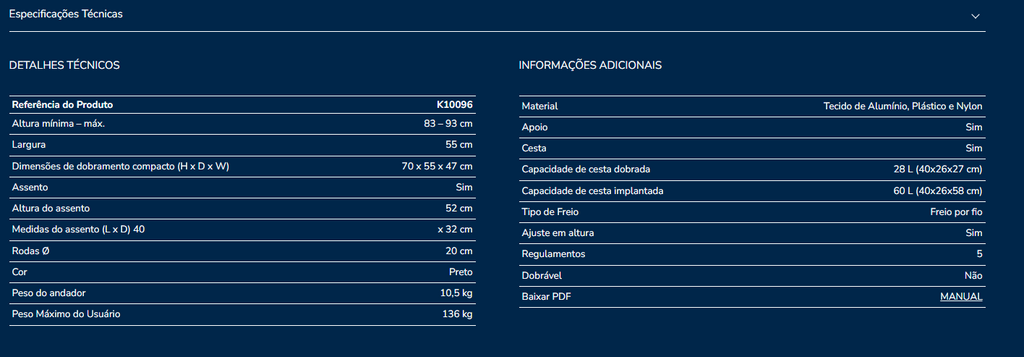 Andarilho Kmina K10096
