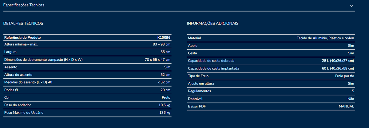Andarilho Kmina K10096