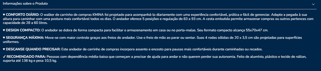 Andarilho Kmina K10096
