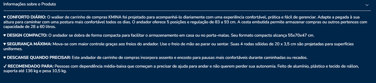 Andarilho Kmina K10096