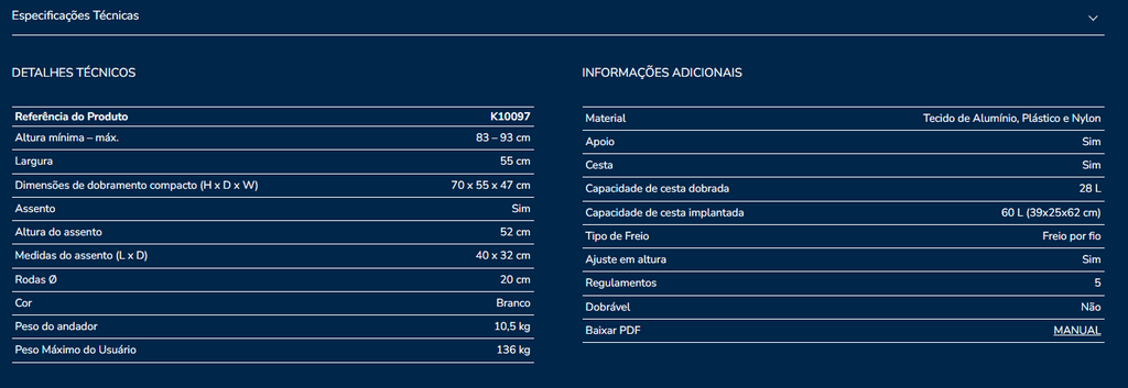 Andarilho K10097