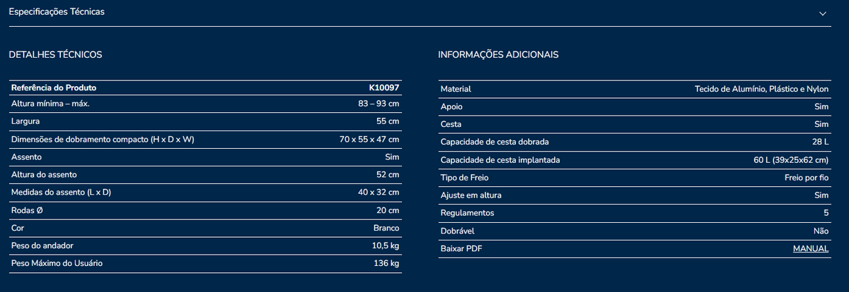 Andarilho K10097