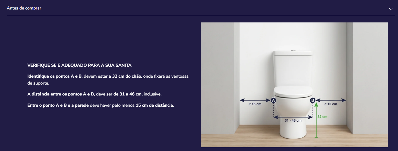 Apoio de braços sanita K30001