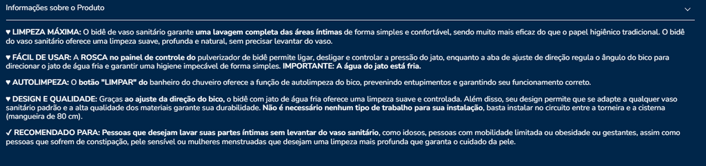 Jato de agua Kmina K30011