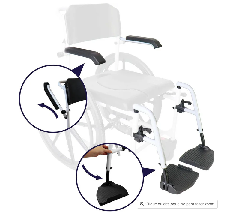 Cadeira de rodas banho K30031