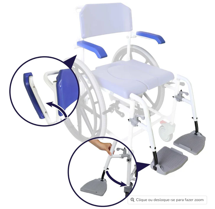 Cadeira de rodas banho K30032