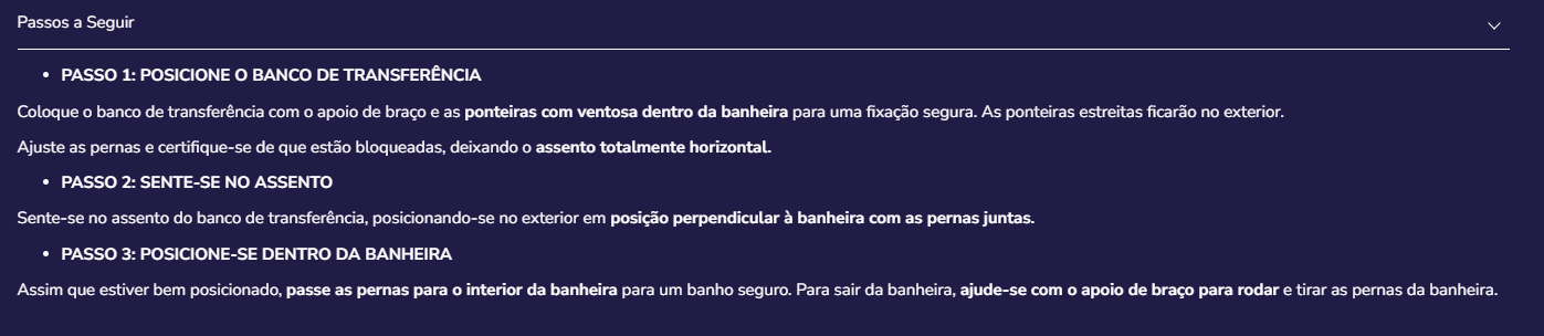 Cadeira de banheira K30036