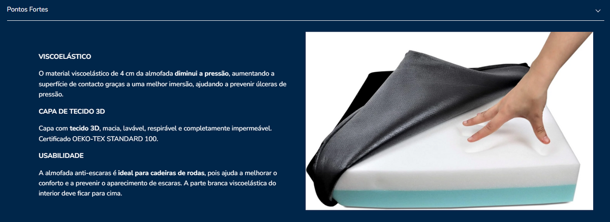 Almofada assento K40003