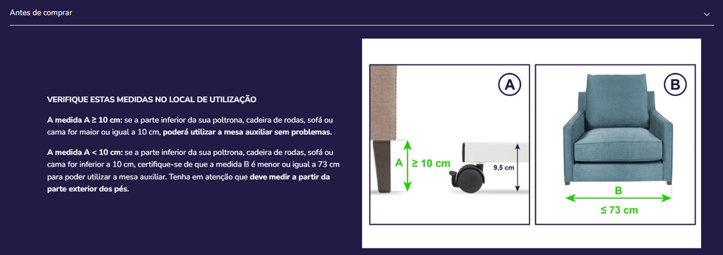 Mesa de apoio K40012