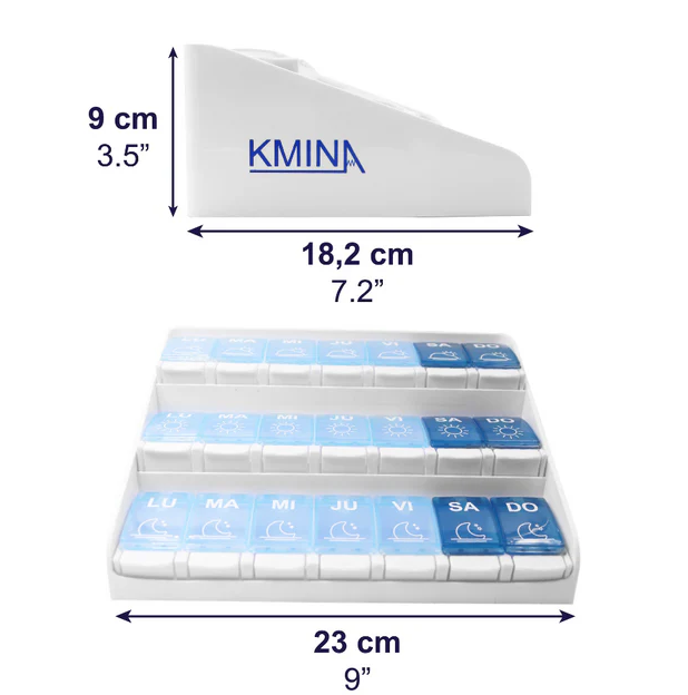 Caixa organizadora de comprimidos K40023