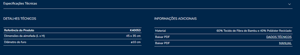 Almofada para orelhas K40053