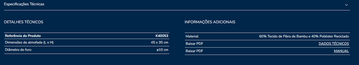 Almofada para orelhas K40053
