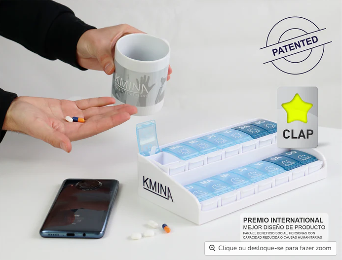 Caixa organizadora de comprimidos K40054