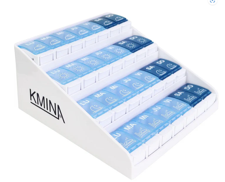 Caixa organizadora de comprimidos K40048