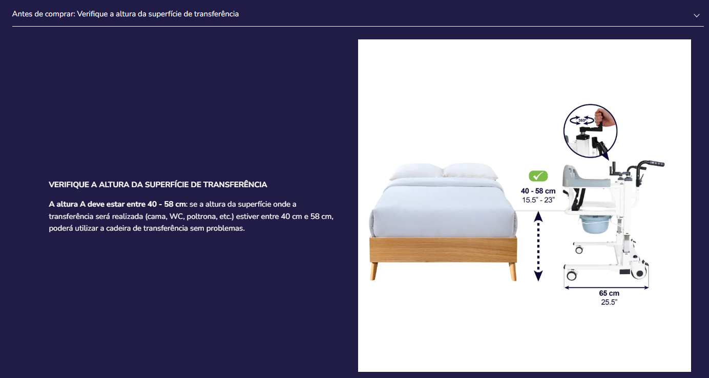 Cadeira de transferência K40064