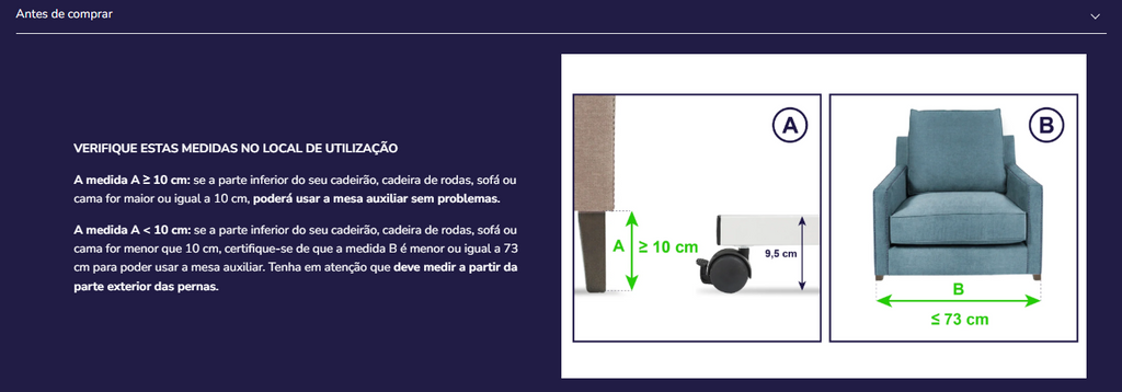 Mesa de apoio K40065