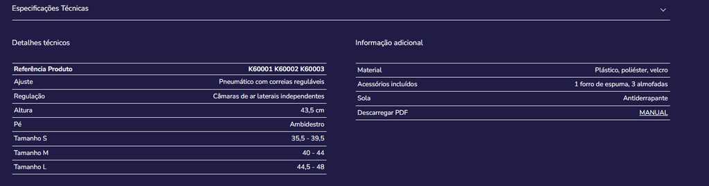 Bota Walker Larga, Bota Ortopédica Ajustável KMINA | K60001 K60002 K60003