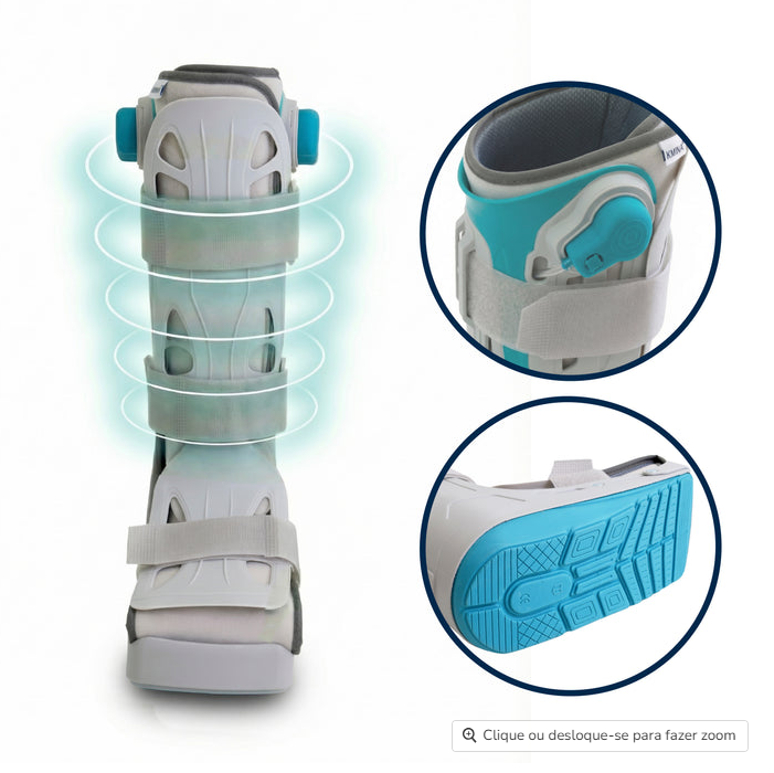 Bota Walker Larga, Bota Ortopédica Ajustável KMINA | K60001 K60002 K60003