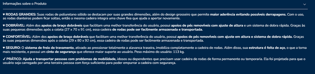 Cadeira de rodas Kmina P10026