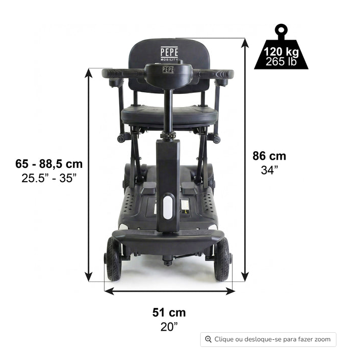 Scooter elétrica P10048