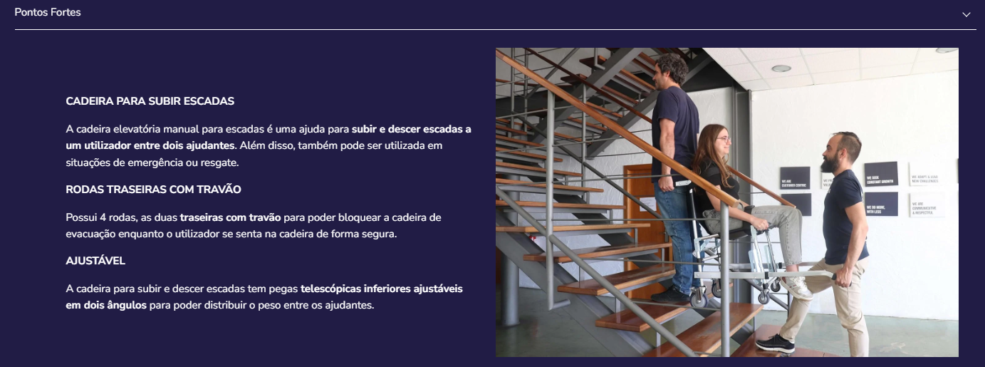 Cadeira de transporte P40031