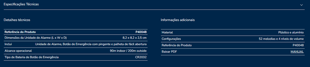 Botão SOS