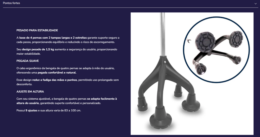 Bengala ergonomica K10066
