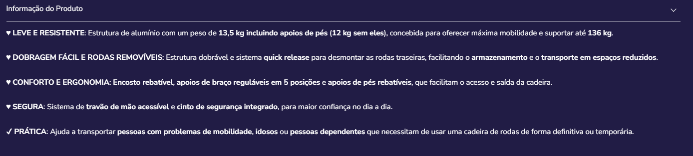 Cadeira de rodas Kmina K10090
