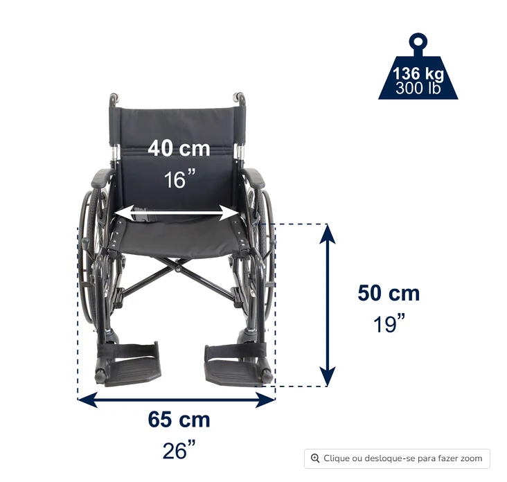 Cadeira de rodas Kmina K10090